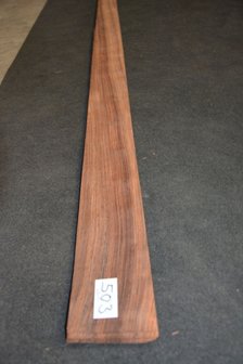 Indisch Rosewood Veneer 248 x 11-13 cm | 0.6 mm | 0,2976m&sup2;