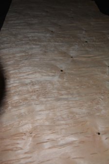 Curly birch  Veneer 178 x 64 cm | 0.6 mm | 1,1392m&sup2;