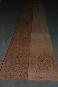 Wenge Veneer 230 x 19-21 cm | 0.6 mm | 0,47m&sup2;