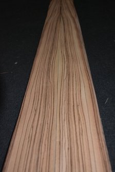 Zebrano Veneer 320 x 10-11 cm | 0.6 mm | 0,34m&sup2;
