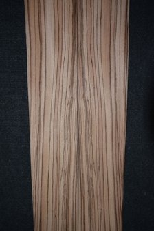 Zebrano Veneer 320 x 10-11 cm | 0.6 mm | 0,34m&sup2;