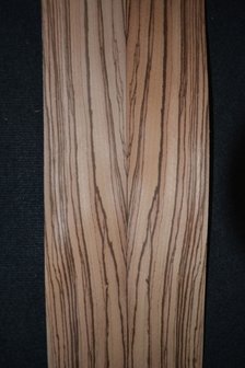 Zebrano Veneer 330 x 11-11,5 cm | 0.6 mm | 0,37m&sup2;