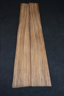 Zebrano Veneer 120 x 13-14 cm | 0.6 mm | 0,162m&sup2;