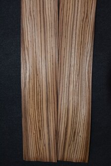 Zebrano Veneer 120 x 13-14 cm | 0.6 mm | 0,162m&sup2;