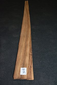 Zebrano Veneer 225 x 9-13 cm | 0.6 mm | 0,25m&sup2;