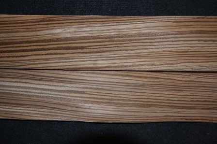Zebrano Veneer 225 x 9-13 cm | 0.6 mm | 0,25m&sup2;