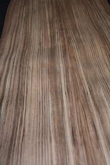 Zebrano Veneer 230 x 24 cm | 0.6 mm | 0,55m&sup2;