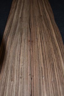 Zebrano Veneer 243 x 13-14 cm | 0.6 mm | 0,33m&sup2;