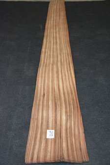 Zebrano Veneer 290 x 28-29 cm | 0.6 mm | 0,83m&sup2;