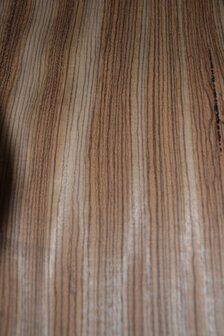 Zebrano Veneer 100 x 34-35 cm | 0.6 mm | 0,345m&sup2;