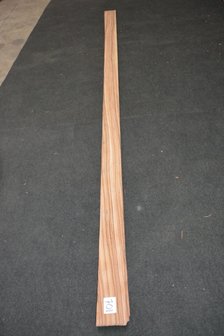Zebrano Veneer 280 x 9-12 cm | 0.6 mm | 0,294m&sup2;