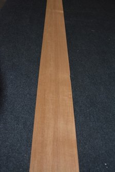 Teak Veneer 232 x 11-12 cm | 0.6 mm | 0,267m&sup2;