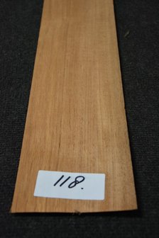 Teak Veneer 233 x 11-13 cm | 0.6 mm | 0,280 m&sup2;