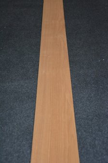 Teak Veneer 233 x 11-13 cm | 0.6 mm | 0,280 m&sup2;
