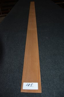 Teak Veneer 243 x 10-11 cm | 0.6 mm | 0,255m&sup2;