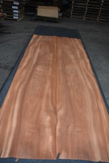 Mahogany Khaya Ivorensis Veneer 254 x 52 cm | 0.6mm | 1,321m&sup2;