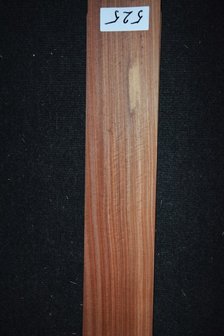 Rosewood Veneer 307 x 11-14 cm | 0.6 mm |0,382 m2 | kwartiers