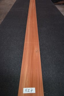 Rosewood Veneer 307 x 11-14 cm | 0.6 mm |0,382 m2 | kwartiers