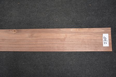American Walnut Veneer 235 x 11-13 cm | 0.6mm | 0,282m&sup2;