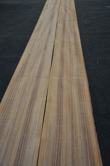 Teak Veneer 410 x 19-25 cm | 0.6 mm | 0,902m&sup2;