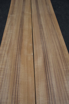 Teak Veneer 410 x 19-25 cm | 0.6 mm | 0,902m&sup2;