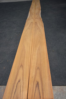 Teak Veneer 410 x 14-15 cm | 0.6 mm | 0,595m&sup2;