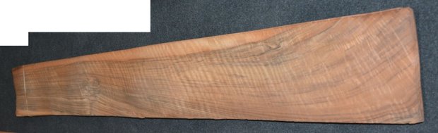 French Walnut Veneer moiré 130 x 17 cm | 0.8mm | 0,221m²