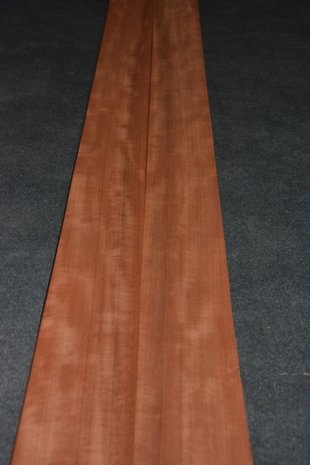 Moabi Veneer 208 x 12 cm | 0.6 mm | 0,25m²