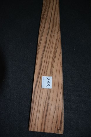 Zebrano Veneer 330 x 11-11,5 cm | 0.6 mm | 0,37m²