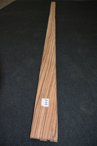 Zebrano Veneer 330 x 11-11,5 cm | 0.6 mm | 0,37m²