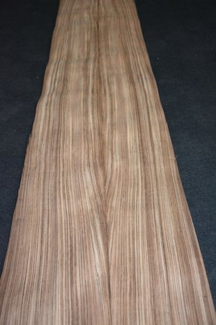 Zebrano Veneer 230 x 24 cm | 0.6 mm | 0,55m²
