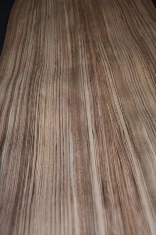 Zebrano Veneer 230 x 24 cm | 0.6 mm | 0,55m²
