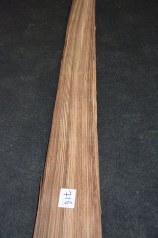 Zebrano Veneer 226x 14-15 cm | 0.6 mm | 0,33m²