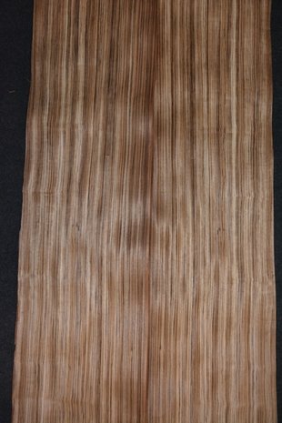 Zebrano Veneer 290 x 28-29 cm | 0.6 mm | 0,83m²