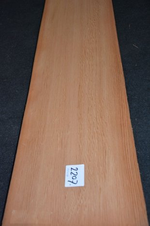 Oregon Pine Veneer 210 x 27 cm | 0.6 mm | 0,57m²