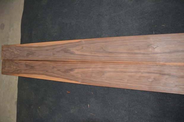 American Walnut Veneer 440 x 17 cm | 0.6mm |  0,748m²