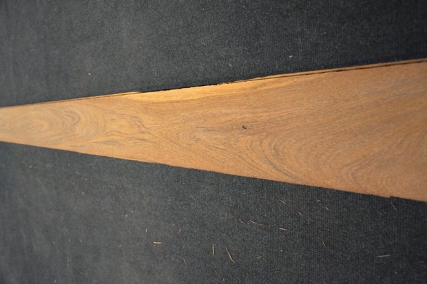 Brownheart Veneer 325 x 15 cm | 0.6mm | 0,488m²