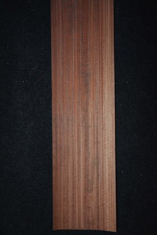 Rosewood Veneer 307 x 11-14 cm | 0.6 mm |0,382 m2 | kwartiers