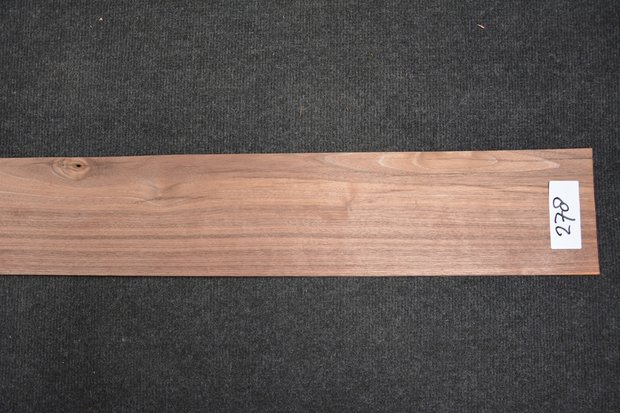American Walnut Veneer 235 x 11-13 cm | 0.6mm | 0,282m²