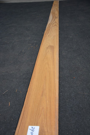 Teak Veneer 410 x 14-15 cm | 0.6 mm | 0,595m²