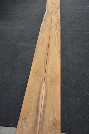 Teak Veneer 410 x 14-15 cm | 0.6 mm | 0,595m²