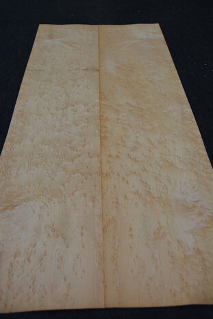 Maple Veneer 93 x 21-22 cm | 0.6mm | 0,200 m2 | Birdseye Maple VogelaugenAhorn