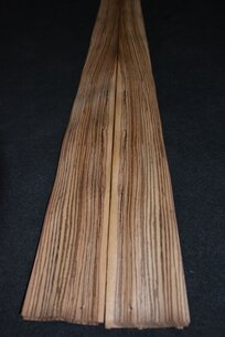Zebrano Veneer 195 x 11x11,5 cm | 0.6 mm | 0,22m² Zebrano Veneer 195 x 11x11,5 cm | 0.6 mm | 0,22m²