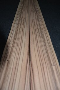 Zebrano Veneer 280 x 9-12 cm | 0.6 mm | 0,294m² Zebrano Veneer 280 x 9-12 cm | 0.6 mm | 0,294m²